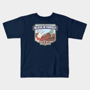 Believe in Yourself Jackalope - Desert Southwest Kids T-Shirt